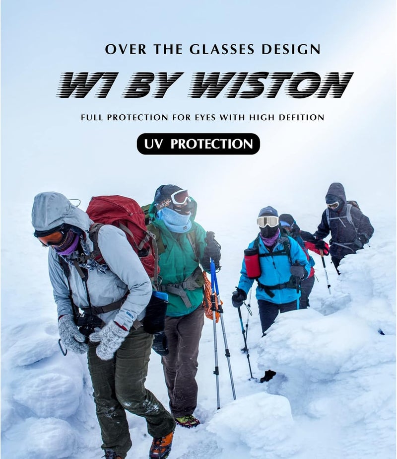 ISTON Ski Goggles - OTG Snow/Snowboard Goggles for Men, Women & Youth - 100% UV Protection W1 - Image 2